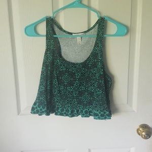 Paisley Crop Top